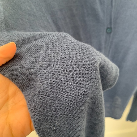 Blue Light Linen Luisa Cerano vest - Picture 3 of 5